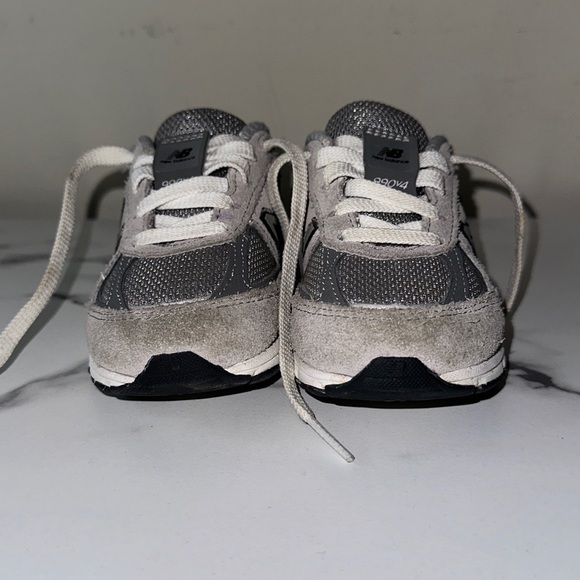 Pre-owned New Balance Kids' Black and Gray 999v4 Sneakers - Picture 4 of 14